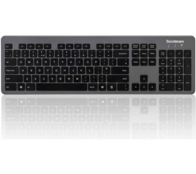 SANDSTROM SFSWKBG17 Wireless Keyboard SANDSTROM SFSWKBG17 Wireless Keyboard